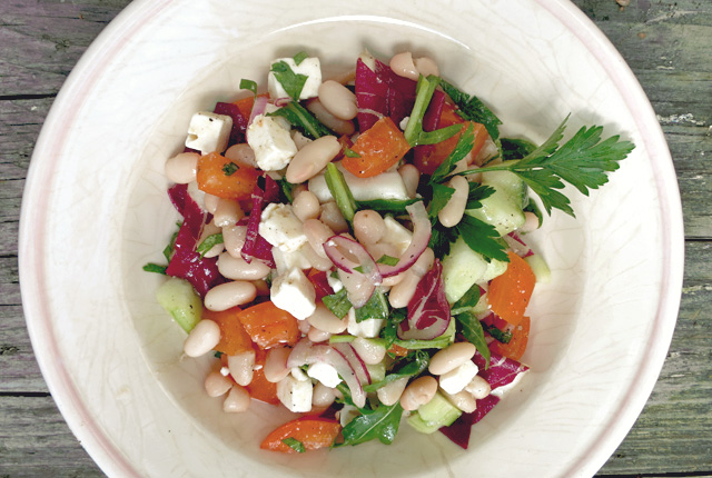 Feta Salat mit Cannellini Bohnen, herbstlich angehaucht – DIE SEE KOCHT